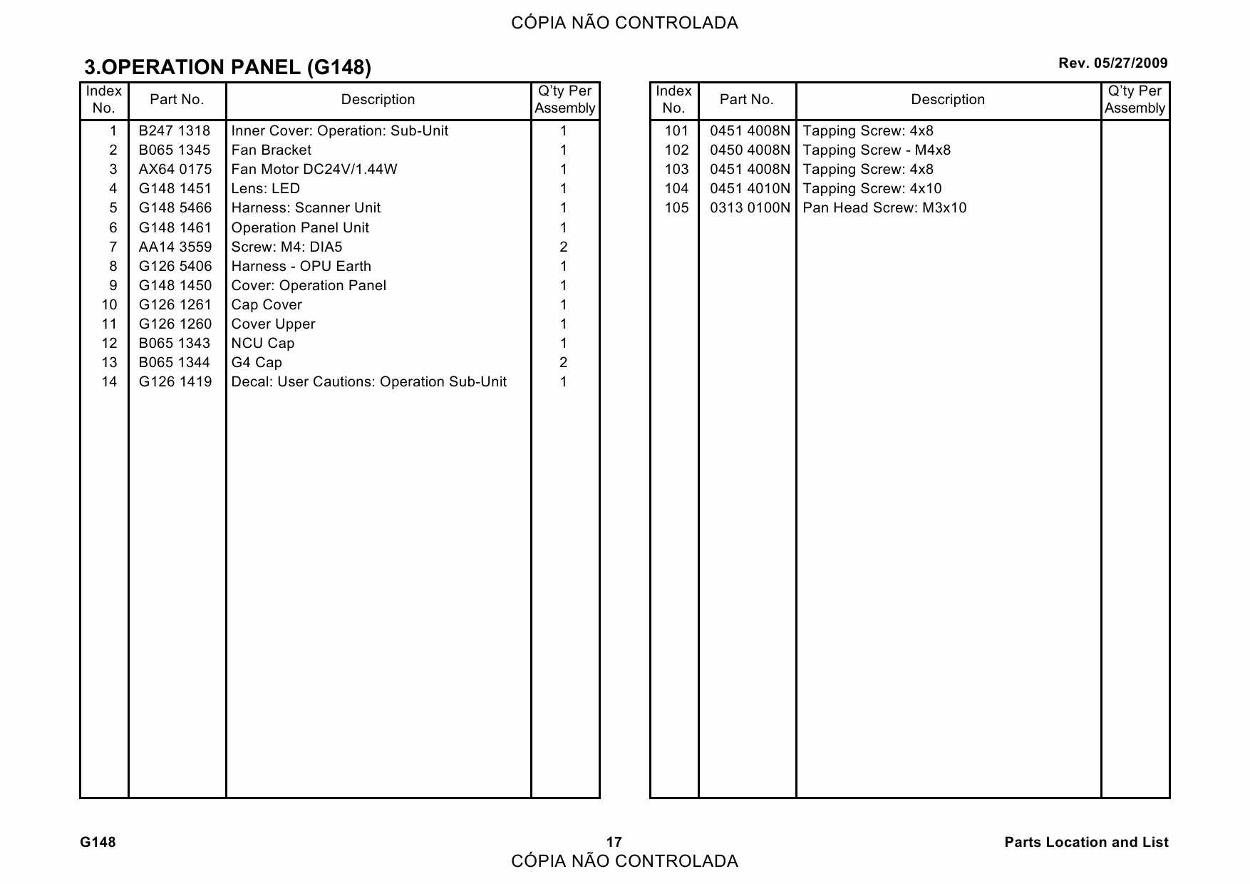 RICOH Aficio SP-9100DN AP900 G126 G148 Parts Catalog-5